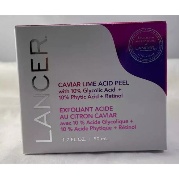 Lancer Caviar Lime Acid Peel 1.7 FL OZ - New in Box! - Picture 1 of 5